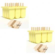12pcs Silicone Ice Pop Mold, Suitable For Homemade Ice Cream Popsicles, Creative Ice Cream Cone Mold, DIY Ice Pops And Ice Cubes - Multicolor - View 16