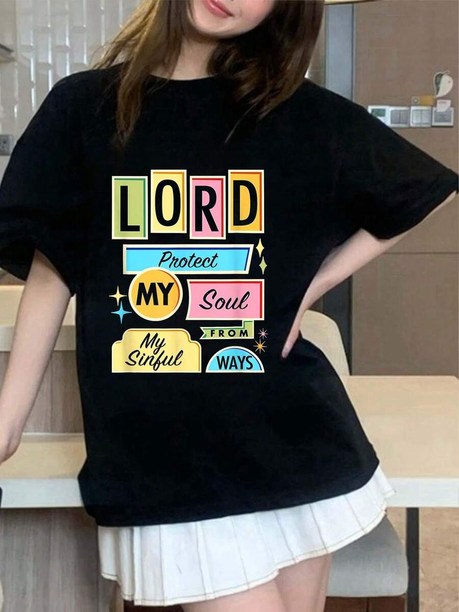 Women T-Shirts - Black - View 1