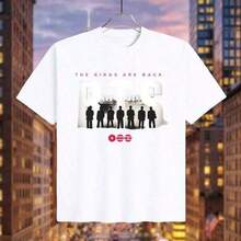 Camiseta estampada 2026Tee Shirts Mens Kings Are Back Sweatshirt K-Pop Reunion Crewneck, Arirang Era Music Fan Shirt, World Tour Concert Tee, 2026 Comeback Commemorative Apparel Men's Novelty Shirts,Camisetas para hombre, camisetas para mujer, camisetas modernas para el día a día, camisetas del Mundial 2026, camisetas estampadas, ropa de Pascua, regalos para fans del anime. - Blanco - Ver 7