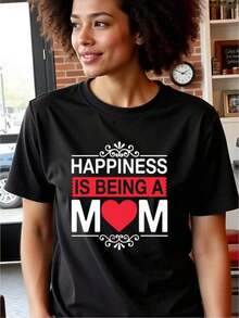 Almacén Local: Camisetas de Algodón para Mujer - Joy of Women's Tops, Ropa Casual Elegante para Halloween, T-Shirt Suave y Transpirable, Ajuste Holgado para Verano - Multicolor - Ver 10