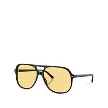 Ray-Ban Bill Square Sunglasses, 60mm |  | Women Sunglasses - Đen/Vàng - Xem 7