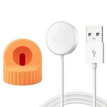 白色手錶無線充電器桌面充電站系列 Ultra/10/9/8/7/6/SE/SE2/5/4/3/2 桌面充電站包含白色無線充電器和充電底座 支援USB/Type-C無線充電線 陣亡將士紀念日畢業禮物 - 彩色 - 查看 13