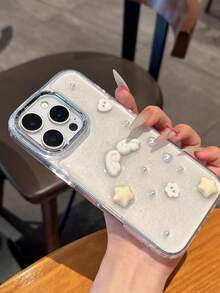 Tương thích với ốp lưng điện thoại 17 Pro Max, thiết kế bướm 3D mới, kiểu dáng thanh lịch, bảo vệ toàn diện, chống rơi vỡ, trong suốt, silicon, kiểu dáng nữ tính. - Trong sáng - Xem 5