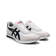 Onitsuka Tiger Scarpe Casual Sportive Di Moda A Basso Collo In Pelle New York, Unisex, Bianco/Nero - 1183A205-101 - 查看 2