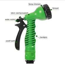 The Telescopic Hose Water Gun Is Lightweight And Flexible. It Has A Three-Layer Latex Inner Core And A Length Of 7.62-45.72 Meter. It Comes In Seven Spray Water Patterns And Is Highly Suitable For Gardening, Car Washing, And Pet Bathing - 1 Set - View 7