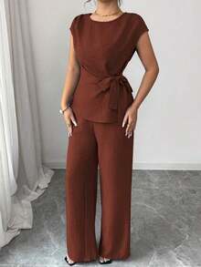 Women Blouses & Shirts - Burnt Orange - View 3