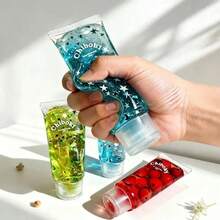 Face Swap Squishy Toy, Portable Slow Rising Stress Relief Squeeze Object, Soft Silicone Fidget Tool For Anxiety Relief, Novelty Decompression Item For Teens And Adults, Party Giveaways & Office Desk Accessories - 淺藍色 - 查看 1