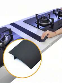 Stove Gap Cover, Kitchen Silicone Oven Gap Filler – Countertop Gap Protection, Easy To Clean (Black) - Multicolor - View 10