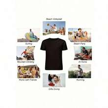 Camiseta con Estampado de Huella de Pata de Perro para Tía del Cumpleañero - 100% Algodón, Camiseta Casual de Manga Corta para Hombres y Mujeres, Regalo para Fiesta Familiar, Halloween, Acción de Gracias, Navidad, Tallas S-XXXL, Negra, Camiseta de Cumpleaños para Perro, Ropa para Ocasiones Festivas, Diseño Divertido, Ropa para Todas las Temporadas ATUM - Negro - Ver 4