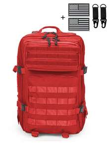 MOLLE Expandable Large Capacity Backpack With Adjustable Straps, Free Flag Patch + Quick Release  Hook, Multi-Compartment Storage Outdoor Hiking Bag - Multicolor - View 15