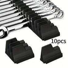 10pcs-Wrench Pro Premium Organizer - Upright Magnetic Storage For Hexagonal Heads - Durable Modular Toolbox Holder - Multicolor - View 12