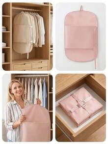Bolsas de almacenamiento plegables con compresión a prueba de polvo, organizador de gran capacidad con cubierta comprimida, reutilizable, ahorrador de espacio, solución de empaque de ropa para viajes, mudanzas, bodas, caravanas, armario, organización del hogar y armario - Multicolor - Ver 5