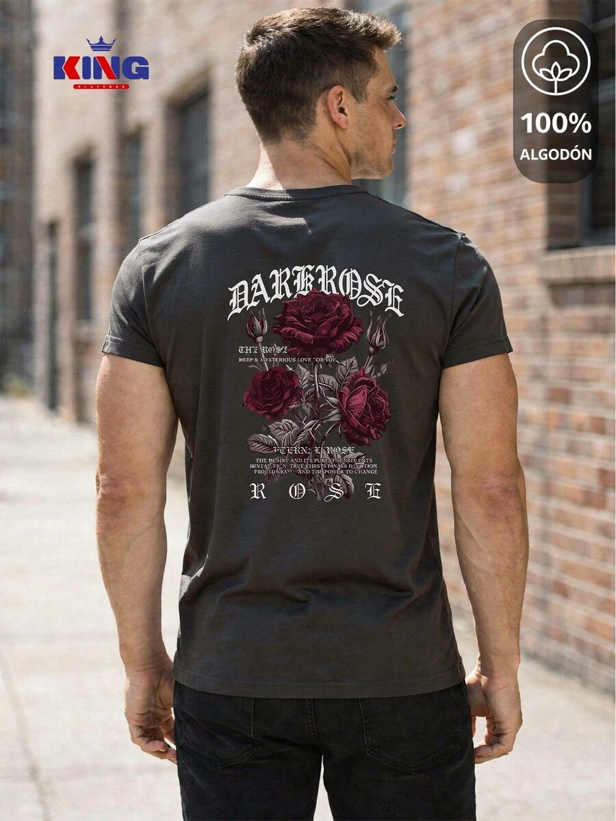 King T-shirt Men T-Shirts - Dark Grey - View 1
