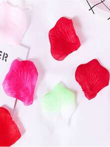 400pc/1000pc Artificial Rose Petals, Romantic Handmade Flowers, Suitable For Wedding, Party, Room Decor, Home Decor, Birthday Decor, Restaurant Decor, Bedroom Decor, Bathroom Decor, Valentine's Day Gift, Graduation Decor, Etc. - Multicolor - View 9