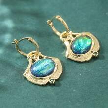 DIYCCPC Elegant Leaf Design Pendant Earrings, Versatile Decorative Accessory, Bohemian Jewelry, Ideal Gift For Women - Multicolor - View 7