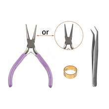 KLONKEE 6pcs Jewelry Making Tool Kit, Including Pliers Tool Set, Large Rectangular Felt Bead Mat, Bead Design Board With Centimeter Scale, Bead Tray, Needles, Round-Nose And Wire Cutter, Suitable For Handmade Jewelry, Bead Repair, Wire Wrapping, Beads And Crafts - Multicolor - View 13