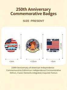 16 pièces/set Charms de sabots pour le 250e anniversaire des États-Unis, charms patriotiques du 4 juillet avec drapeau américain, épingles de décoration de chaussures amovibles en PVC imperméables et mignonnes pour sabots, sandales, glissières, mini-sacs. Cadeaux de fête de l'Indépendance, remplisseurs de sacs surprises pour anniversaire pour enfants, adolescents, adultes, hommes et femmes - Multicolore - Voir 6