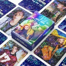 60pcs L/NGSHOT SHOT CALLERS Heart Film Laser Cards, Album Special Card, Benefit Card, LOMO Holographic Glitter Card, K-Pop Fan Support Merchandise, Includes Group Multi-Style Stage Looks, High-Definition Laser Peripheral Card, Fansign Card, Suitable For Card Album Storage, Planner Decoration, Photo Frame Display, Birthday Holiday Gift, Fan Collection, Exchange, Back To School Season Goodies - Multicolor - View 6