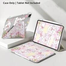 Ốp bảo vệ laptop/máy tính bảng bằng acrylic pha lê họa tiết thỏ, bướm, hoa tulip dễ thương, có chân đế, tương thích với Samsung A9/A9+/S9/S9FE/A11/A11+/S11/S10 FE/S10 FE+/S10 Lite, A16 2025, Air 11/13, M3 2025, Mini 7 A17, Pro 2024, Air 11/13, M2 2024, Pro 11/13, M4 2024, Pro 12.9, thế hệ 7/8/9, 10.2, thế hệ 10, 10.9, Air 4/5/6/7/8, 10.9, Pro 11, thế hệ 4/5/6, Mini 6, SE 11, Honor, Matepad SE 11. - Kiểu 10 - Xem 8