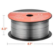 Flux Core MIG Welding Wire, E71T-11 0.035-Inch 1 LBS, Gasless Mild Steel Welding Wire With Low Spatter For All Position Arc Welding, Self-Shielded For Outdoor Use (Pack Of 2 Rolls) - E71T-11 0.035-inch 1 LBS, 2 Rolls - 查看 10