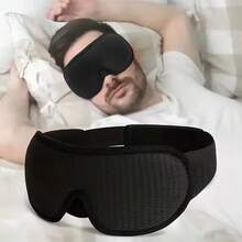 Máscara de sueño 3D, máscara de ojos transpirable que bloquea la luz, máscara de sueño para viajar, máscara de ojos para siesta - Multicolor - Ver 14
