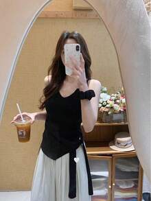 Women Tops - Black - View 2