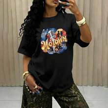 Women T-Shirts - Black - View 2
