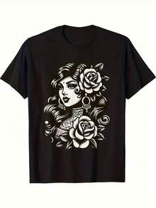 Women T-Shirts - Black - View 1