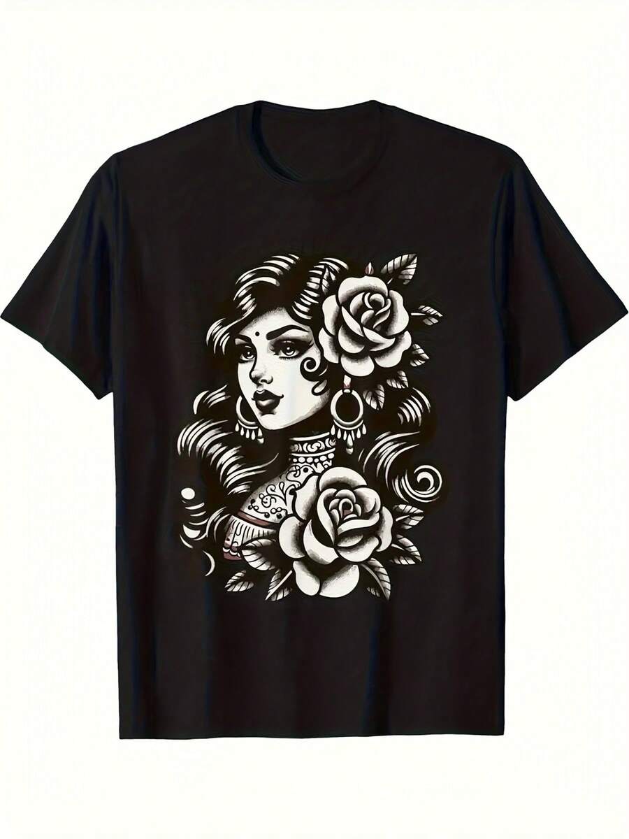 Women T-Shirts - Black - View 1