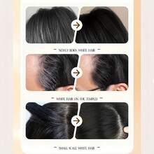 2pcs Adult Temporary Hair Dye Stick (20g), Quick Color Touch-Up, Waterproof And Sweat-Resistant Formula, Long-Lasting Fast Coverage For Dry Hair, Contains Squalane, Easy To Apply And Wash, 20g Hair And Beard Dye Pen, Emergency Gray Hair Coverage - Long-Lasting And Easy To Clean, Travel Portable, Convenient For Outdoor Use - Black - View 3