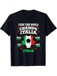 Camiseta Casual para Mujer, Camisa Elegante para DamasConjunto de camisetasdefanáticodelfútbolItaliano,campeóndelmundocuatroveces-CamisetacongráficodelabanderaItalianoparahombresymujeres,camisetaligerademangacortacondiseñodetrofeosde1934,1938,1950,1990y2006,ropadeportivacasualparaseguidoresdelaselecciónCamisas italianas para mujer, blusas casuales, serie de camisetas. Adecuado para uso casual diario. La tela es ligera y transpirable. Una elección perfecta para unas vacaciones lindas y elegantes. Adecuado tanto para celebraciones festivas como para uso diario. La combinación perfecta para la vida universitaria de estilo vintage y los atuendos cotidianos. Diseño atractivo, ajuste cómodo y ceñido. Diseño clásico, la tela es suave y agradable al tacto. Estilo mexicano. conjuntos casuales para mujer camisetas para mujer blusas casuales mujer playeras de hombre top blanco playeras oversize de mujer y2k blusas manga larga mujer camisa de mujer - Negro - Ver 6