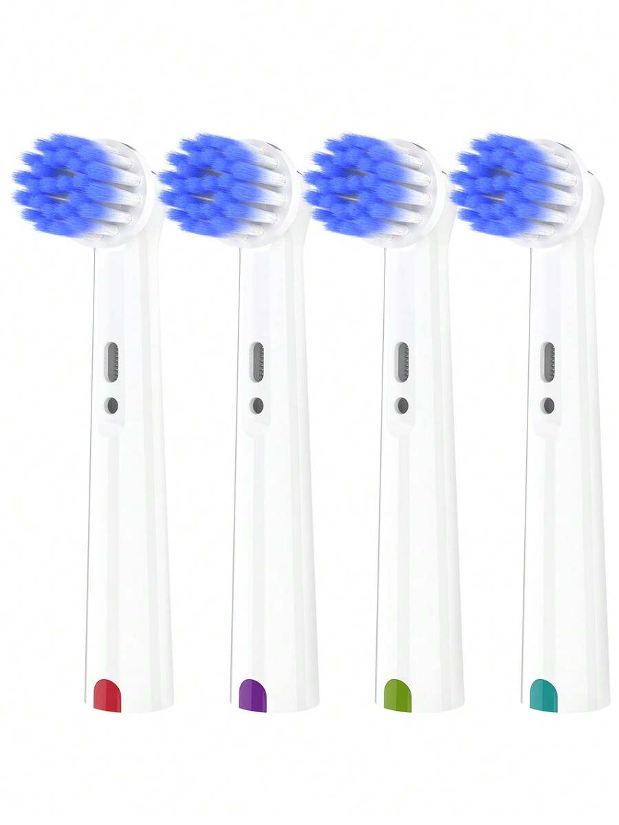 4 Pcs Compatible With OralB Electric Toothbrush Replacement Ultra Soft Bristles Brush Heads, Toothbrush Head Refills Compatible With Oralb Pro Series Electric Toothbrushes, For Sensitive Care - View 1