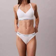 Calvin Klein Calvinklein Icon Cotton Modal Lift Bralette QF8500 - White - View 2