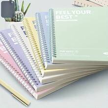 7件套，包括1本A5螺旋装订硬面笔记本、2支黑色0.5mm圆珠笔和4支笔芯。书写流畅的圆珠笔搭配可撕页笔记本设计。 - 按壓筆套裝 - 查看 1