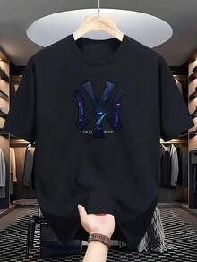 Nueva Camiseta Deportiva Amigable con el Cuerpo Plus Size Camiseta Transpirable Cómoda Camiseta Clásica Linda Camiseta de Secado Rápido Camiseta de Hombre Cuello Redondo Camiseta Suave al Tacto Cómoda Camiseta de Moda Camiseta Blanca - Negro - Ver 6