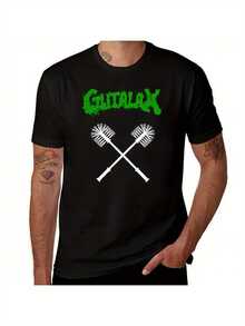 Camiseta retro de estilo americano para verano, camiseta divertida con estampado gutalax Best Design Vol.07 para hombre - Estampados interesantes y con humor, camiseta casual de manga corta y cuello redondo, tela cómoda adecuada para todas las estaciones, top personalizado lavable a máquina, ideal para fiestas. - Negro - Ver 6
