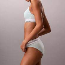 Calvin Klein Calvinklein Icon Cotton Modal Lightly Lined Bralette QF8504 - Feel The Mint - 查看 3