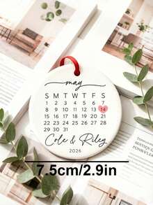 Quà tặng đính hôn - Vật kỷ niệm hình trái tim bằng gốm sứ được thiết kế riêng, có thể khắc ngày đính hôn và tên, quà tặng trang trí bằng gốm sứ lãng mạn, món quà kỷ niệm ấm áp dành cho các cặp đôi đã đính hôn. - Đồ trang trí kỷ niệm bằng gốm sứ C-Wedding - Xem 21