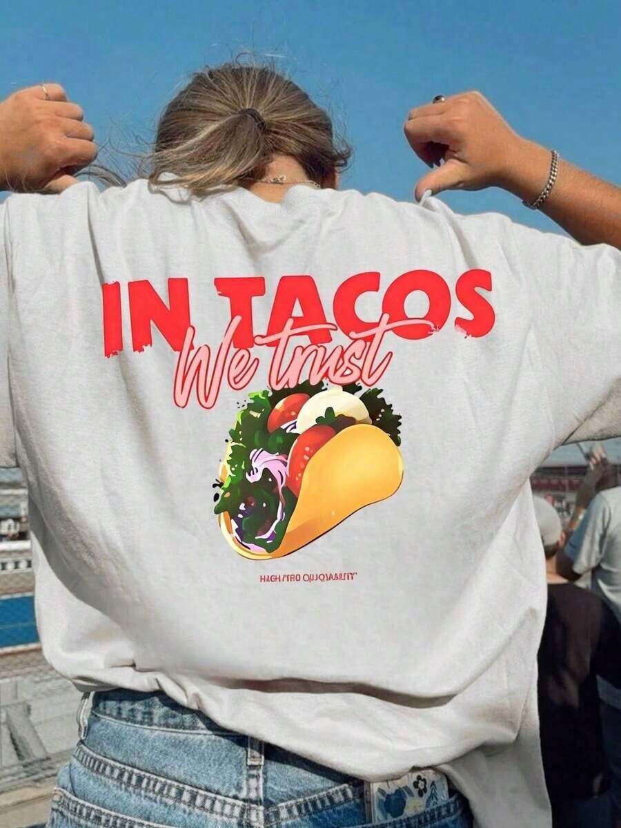 Camisetas de gran tamaño, Camiseta conmemorativa, Camiseta divertida, Camisetas casuales para mujer, Camisetas con letras para mujer, Camiseta conmemorativa, Camiseta de manga corta estampada con cuello redondo para mujer, corte holgado informal, tela súper suave y cómoda, estilo de moda urbana, camiseta gráfica clásica que combina con todo, top básico diario ligero y transpirable, perfecta para uso diario, vacaciones informales, viajes al trabajo, salidas al aire libre, reuniones de fin de semana, compras y actividades de ocio, camiseta casual de gran tamaño a la moda para mujer. YXVU - Blanco - Ver 1