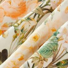 YijiaNvz  MOD Vestido a media pierna con estampado floral romántico y cuello halter, ideal para el Día de San Valentín, primavera, almuerzos, fiestas de té, vacaciones en la playa, vestidos florales y estilo vintage para mujer - Amarillo - Ver 5