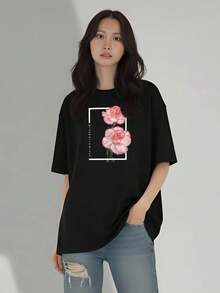 The Most Popular Women's T-Shirt Of 2026! A , Youthful, Lightweight, And Casual Short-Sleeved T-Shirt With An Adjustable Fit. Urban Legend Style. The Material Is Durable And Reliable! - 8號花 - 查看 2