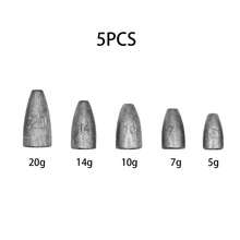 10pcs Bullet Fishing Sinkers, Fishing Weights For Bass, Texas Rig, Worm Weights, Carolina Rig, Fishing Sinkers, Fishing Accessories, Bullet Fishing Sinker Dispenser, Weighted Suit, Flip Weights, Fishing Worm Weights, Fishing, Texas And Carolina Fishing Tackle - Multicolor - View 11