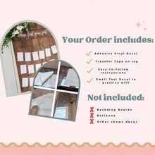 客製化鏡面貼紙婚禮貼紙 - 婚禮標誌裝飾 DIY 婚禮貼紙 - 鏡面貼紙歡迎來到婚禮鏡面貼紙 - 客製化鏡面雕刻貼紙 - 新婚夫婦 - 婚禮婚禮裝飾/現代婚禮歡迎標誌/個性化情侶姓名和日期/鏡面貼紙新娘派對/婚禮鏡面乙烯基貼紙，適用於週年紀念、生日、家居裝飾、畢業、個人物品 - 彩色 - 查看 4