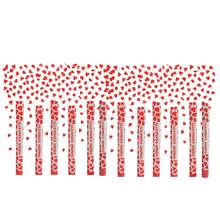 Cañon confeti mariposas blancas y pétalos de Rojos  ideal para  cumpleaños, bodas, aniversarios, Año Nuevo y fiestas, decoración festiva Biodegradable 40 cm Set (6-12 Uds) - 40 cm - Ver 11