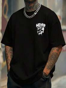 Camisetas de hombre para primavera y verano - Negro - View 4