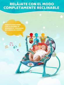 Baby Bouncers, Jumpers & Swings - Mint Blue - View 3