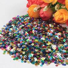 Mix Color Embroidery Glitter Sequins 3-30mm Flat Round Laser Sequin PVC Paillettes Sewing Jewelry Making Wedding Craft DIY Handmade Garments Lentejuelas Accessories - 20 Grams - View 31
