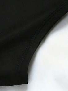 Tener dos títulos que los distinguen, sus dos abuelos, camiseta de talla grande para mujer, informal, de manga corta, cuello redondo, con tela de elasticidad media, adecuada para primavera, verano y otoño, ropa informal, lavable a máquina, diseño divertido. - Negro - Ver 6