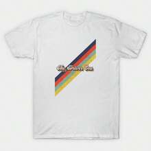 Camiseta de Algodón para Hombre con Estampado Negro Retro Vintage, Diseño 'The Driver Era', Impresión por Transferencia sin Corte - Blanco - Ver 1