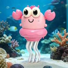 New Dancing Octopus Toy, Music Sensing Crawling Squid Toy For Babies, Visual Stimulation, Intelligence Development, Crawling, Hand-Eye Coordination, And Other Skill Training, Interactive Toy For Parent-Child Bonding And Interest Cultivation (3 AA Batteries Required) - Multicolor - View 10